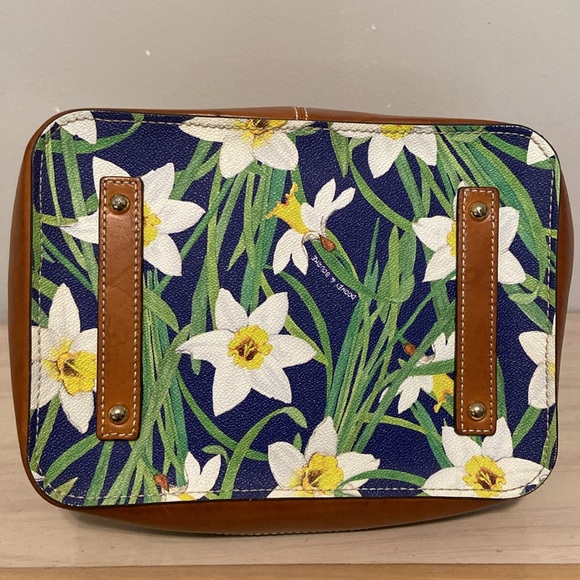 Dooney & Bourke Floral Daffodils Bucket Bag - Picture 7 of 9